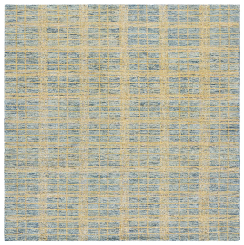 Safavieh Genre Hand Tufted Wool And Cotton Runner Rug – Luxurious Comfort And Elegant Design For Your Home Blue ,Ivory 80% Wool & 20% Cotton Gre701m-6r