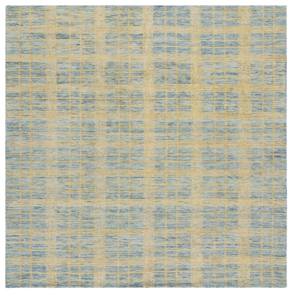 Safavieh Genre Hand-tufted Area Rug In Elegant Hues - Luxurious Wool & Cotton Blend For Stylish Interiors Blue ,Ivory 80% Wool & 20% Cotton Gre701m-9