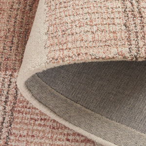 Safavieh Genre Hand-Tufted Ivory And Red Area Rug — Wool-Cotton Low Pile, Contemporary Geometric Accent Rug 6'-0" x 6'-0" GRE704Q-6SQ