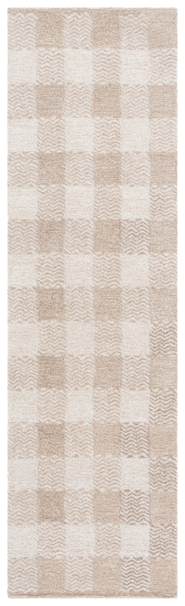 Safavieh Genre Hand-Tufted Beige Ivory Area Rug With Subtle Geometric Pattern, Wool-Cotton Blend Comfort And Durability 3'-0" x 5'-0" GRE801B-3