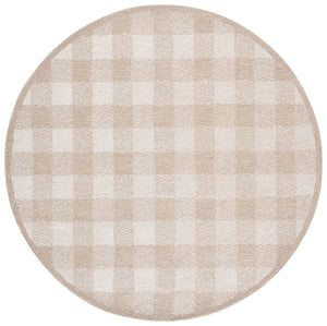 Safavieh Genre Hand-Tufted Beige Ivory Area Rug With Subtle Geometric Pattern, Wool-Cotton Blend Comfort And Durability 3'-0" x 5'-0" GRE801B-3