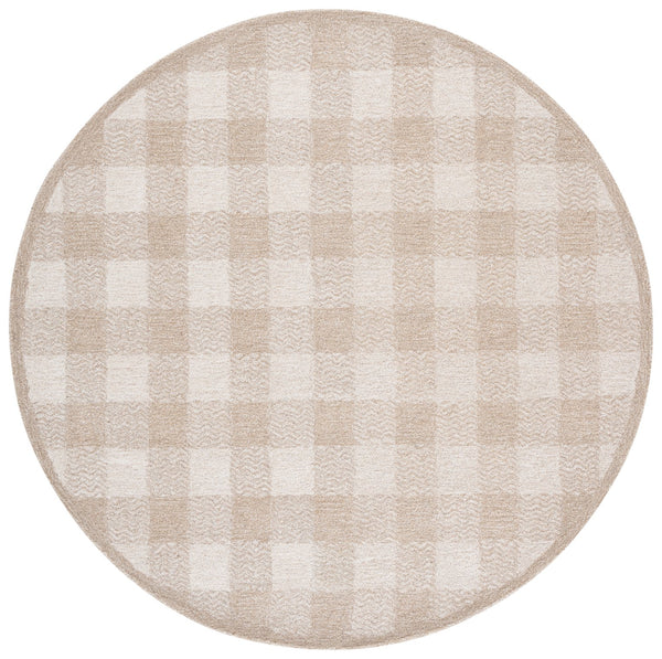 Safavieh Genre Hand-Tufted Beige Ivory Area Rug With Subtle Geometric Pattern, Wool-Cotton Blend Comfort And Durability 3'-0" x 5'-0" GRE801B-3
