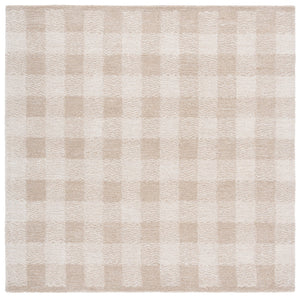 Safavieh Genre Hand-Tufted Beige Ivory Area Rug With Subtle Geometric Pattern, Wool-Cotton Blend Comfort And Durability 3'-0" x 5'-0" GRE801B-3