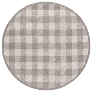 Safavieh Genre Hand-tufted Runner Rug In Elegant Grey And Ivory – Luxurious Comfort For Modern Spaces Grey ,Ivory 80% Wool,18% Cotton,2% Man Made Fiber Gre801f-6r
