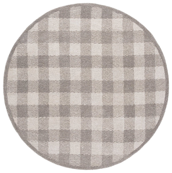 Safavieh Genre Hand-tufted Runner Rug In Elegant Grey And Ivory – Luxurious Comfort For Modern Spaces Grey ,Ivory 80% Wool,18% Cotton,2% Man Made Fiber Gre801f-6r
