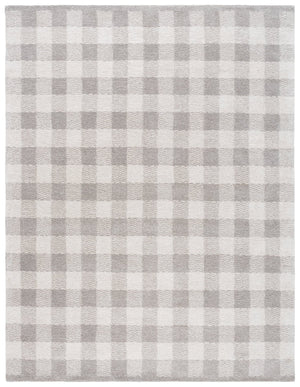 Safavieh Genre Hand-tufted Runner Rug In Elegant Grey And Ivory – Luxurious Comfort For Modern Spaces Grey ,Ivory 80% Wool,18% Cotton,2% Man Made Fiber Gre801f-8