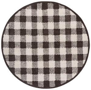 Safavieh Genre Hand-tufted Runner Rug In Elegant Grey And Ivory – Luxurious Comfort For Modern Spaces Brown ,Ivory 80% Wool,18% Cotton,2% Man Made Fiber Gre801t-6r