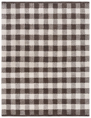 Safavieh Genre Hand-tufted Runner Rug In Elegant Grey And Ivory – Luxurious Comfort For Modern Spaces Brown ,Ivory 80% Wool,18% Cotton,2% Man Made Fiber Gre801t-8