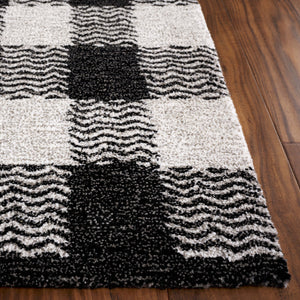 Safavieh Genre Hand-tufted Runner Rug In Elegant Grey And Ivory – Luxurious Comfort For Modern Spaces Charcoal ,Ivory 80% Wool,18% Cotton,2% Man Made Fiber Gre801z-5