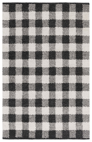 Safavieh Genre Hand-tufted Runner Rug In Elegant Grey And Ivory – Luxurious Comfort For Modern Spaces Charcoal ,Ivory 80% Wool,18% Cotton,2% Man Made Fiber Gre801z-5