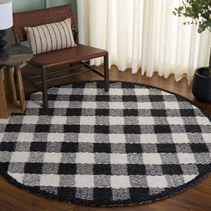 Safavieh Genre Hand-tufted Runner Rug In Elegant Grey And Ivory – Luxurious Comfort For Modern Spaces Charcoal ,Ivory 80% Wool,18% Cotton,2% Man Made Fiber Gre801z-6r