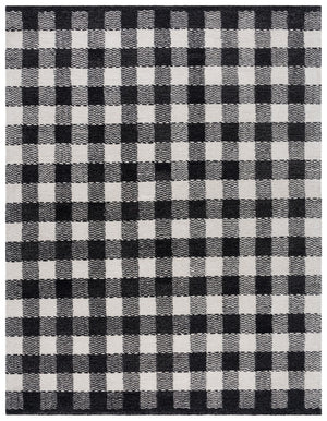 Safavieh Genre Hand-tufted Area Rug In Grey And Ivory – Luxurious Comfort With Timeless Checkered Design Charcoal ,Ivory 80% Wool,18% Cotton,2% Man Made Fiber Gre801z-9