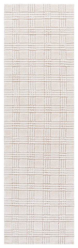 Safavieh Genre Luxurious Hand-loomed Runner Area Rug - Modern Style For Hallways And Narrow Spaces - Elegant Design Ivory 80% Polyester,20% Cotton Gre901a-28