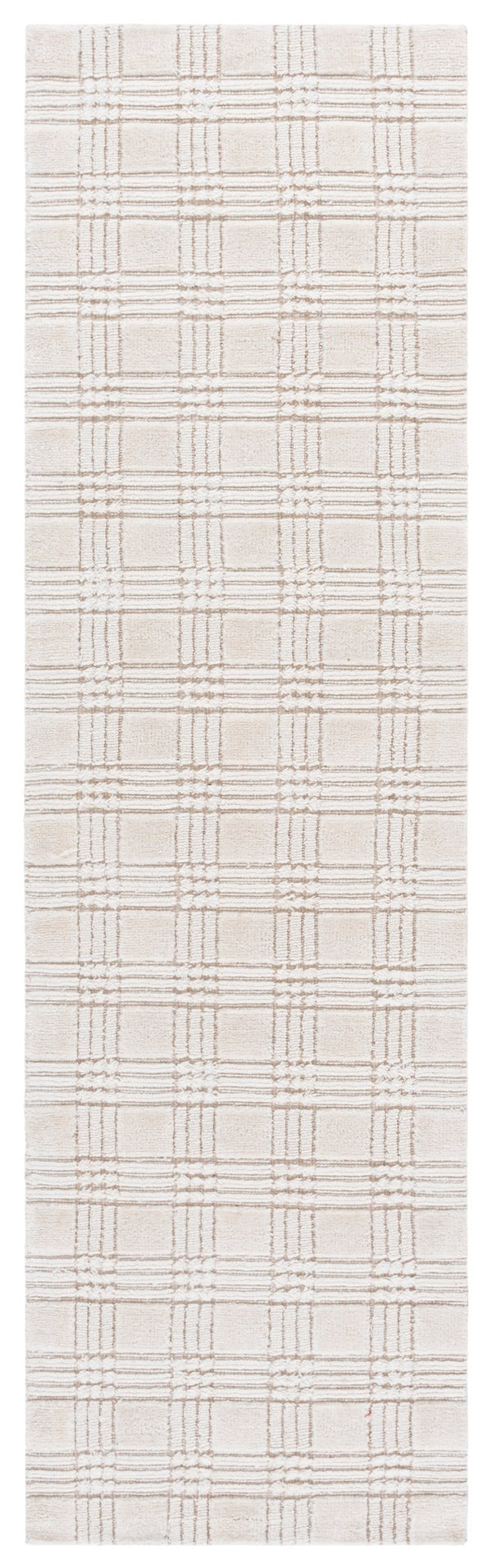 Safavieh Genre Luxurious Hand-loomed Runner Area Rug - Modern Style For Hallways And Narrow Spaces - Elegant Design Ivory 80% Polyester,20% Cotton Gre901a-28
