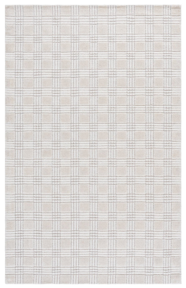 Safavieh Genre Luxurious Hand-loomed Runner Area Rug - Modern Style For Hallways And Narrow Spaces - Elegant Design Ivory 80% Polyester,20% Cotton Gre901a-5