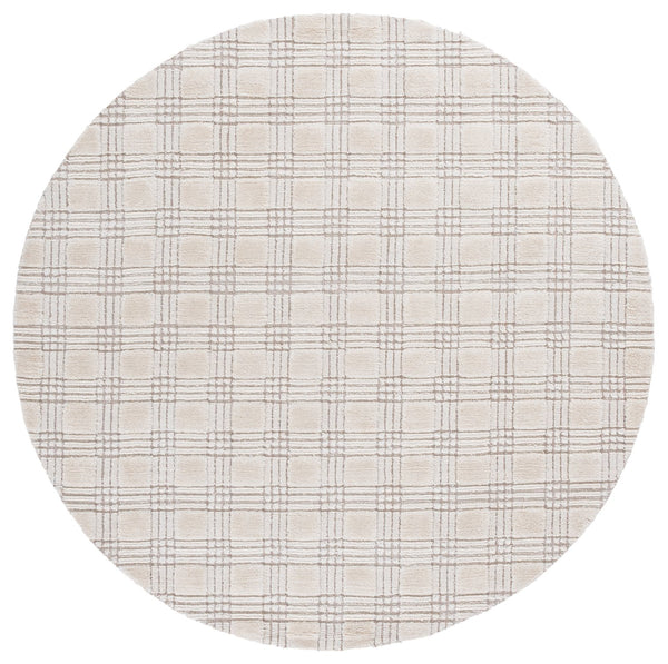 Safavieh Genre Luxurious Hand-loomed Runner Area Rug - Modern Style For Hallways And Narrow Spaces - Elegant Design Ivory 80% Polyester,20% Cotton Gre901a-6r