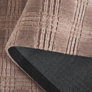 Safavieh Genre Hand-Loomed Brown Geometric Area Rug—Soft Durable Polyester-Cotton Blend For Cozy Rooms 4'-0" x 6'-0" GRE901T-4