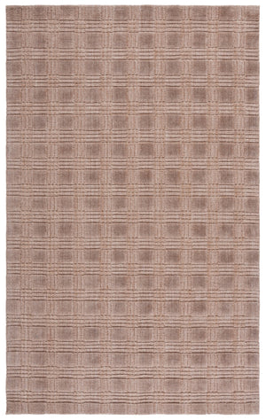 Safavieh Genre Hand-Loomed Brown Area Rug — Low-Profile Modern Geometric Farmhouse Design, Durable Soft Feel 3'-0" x 5'-0" GRE901T-3