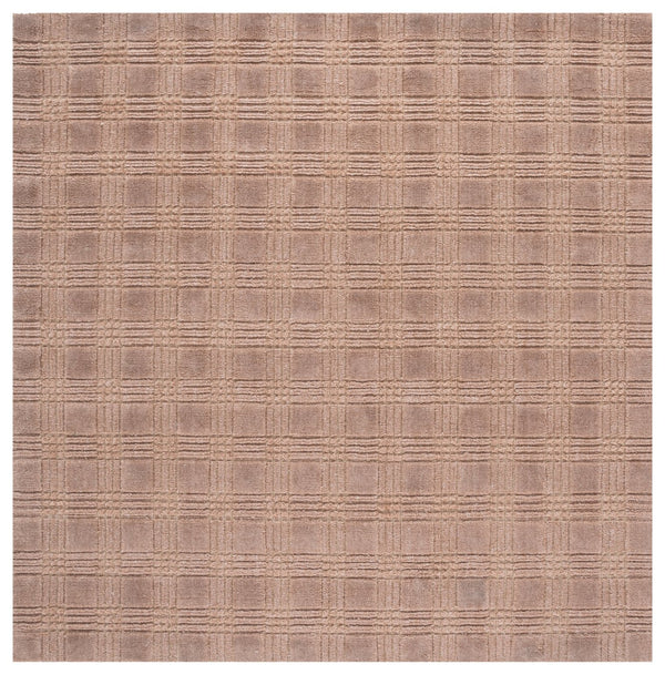 Safavieh Genre Hand-Loomed Brown Area Rug 8X10 Low-Pile Geometric Design, Durable Polyester-Cotton Blend Stylish Finish 9'-0" x 12'-0" GRE901T-9