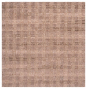 Safavieh Genre Hand-Loomed Brown Geometric Area Rug—Soft Durable Polyester-Cotton Blend For Cozy Rooms 4'-0" x 6'-0" GRE901T-4