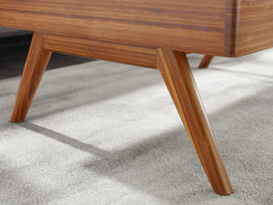 Greenington Rhody Solid Bamboo Lift Top Coffee Table with Hidden Storage for Living Room Amber GRL001AM