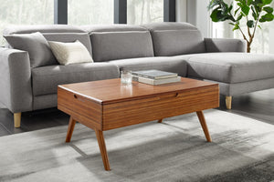 Greenington Rhody Solid Bamboo Lift Top Coffee Table with Hidden Storage for Living Room Amber GRL001AM