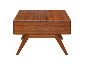 Greenington Rhody Solid Bamboo Lift Top Coffee Table with Hidden Storage for Living Room Amber GRL001AM