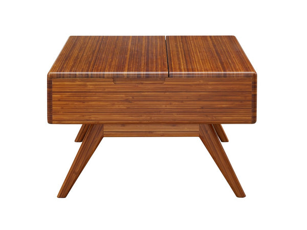 Greenington Rhody Solid Bamboo Lift Top Coffee Table with Hidden Storage for Living Room Amber GRL001AM