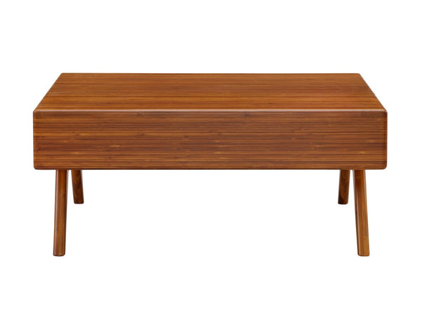 Greenington Rhody Solid Bamboo Lift Top Coffee Table with Hidden Storage for Living Room Amber GRL001AM