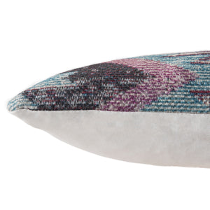 Jaipur Living Nikki Chu Tribal Diamond Outdoor Pillow Cover Bohemian Polyester Geometric Woven PLC102284