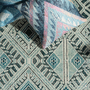 Jaipur Living Nikki Chu Petra Tribal Woven Polyester Pillow Cover Indoor Outdoor Bohemian Decor PLC102285