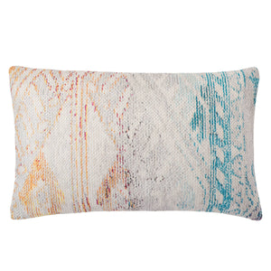 Jaipur Living Nikki Chu Groove Boho Tribal Lumbar Pillow Polyester Weave for Indoor Outdoor Use PLW103434