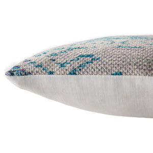 Jaipur Living Nikki Chu Groove Boho Tribal Lumbar Pillow Polyester Weave for Indoor Outdoor Use PLW103434