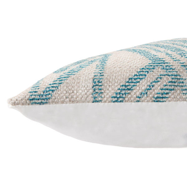 Jaipur Living Nikki Chu Groove Collection Tribal Geometric Polyester Indoor Outdoor Square Accent Pillow PLW103436