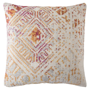 Jaipur Living Nikki Chu Siva Tribal Diamond Polyester Pillow Cover for Indoor Outdoor Spaces PLC102288