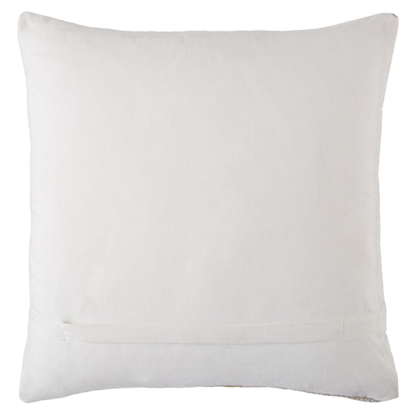 Jaipur Living Nikki Chu Tribal Woven Square Pillow Bohemian Blue Polyester Indoor Outdoor Accent PLW103440