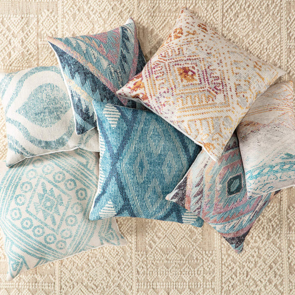 Jaipur Living Nikki Chu Geometric Woven Polyester Pillow Cover for Indoor Outdoor Boho Decor PLC102290