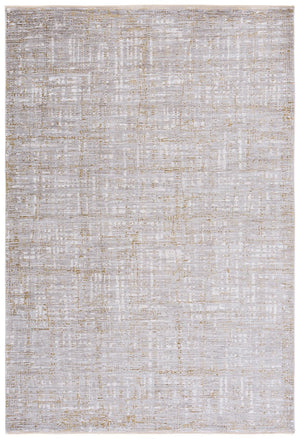 Safavieh Garnet Contemporary Area Rug - Luxurious Soft Polyester Weave For Elegant Home Decor Enhancement Gold ,Grey Polyester Grn402d-5