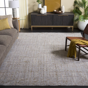 Safavieh Garnet Contemporary Area Rug - Luxurious Soft Polyester Weave For Elegant Home Decor Enhancement Gold ,Grey Polyester Grn402d-8