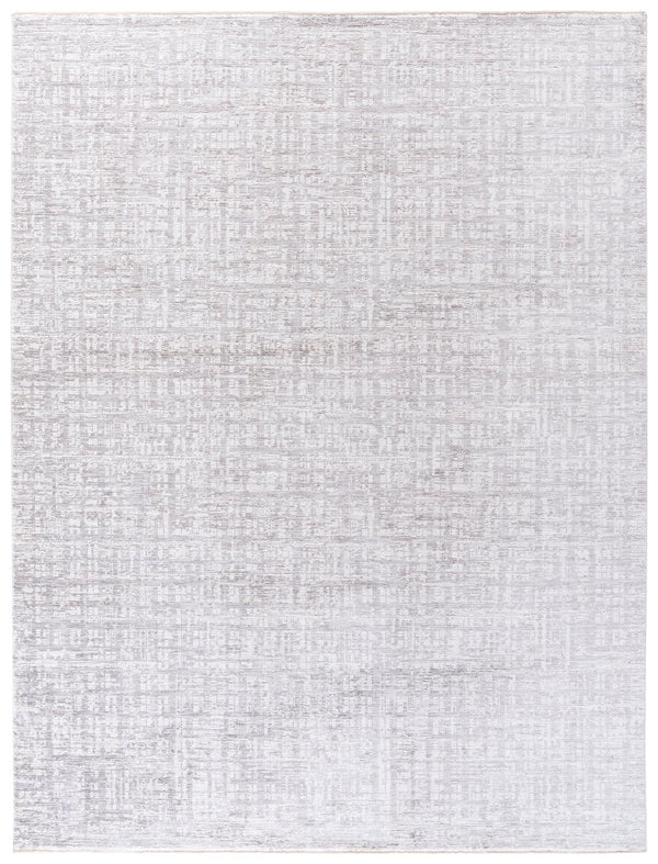 Safavieh Garnet Contemporary Area Rug - Luxurious Soft Polyester Weave For Elegant Home Decor Enhancement Grey ,Ivory Polyester Grn402f-8