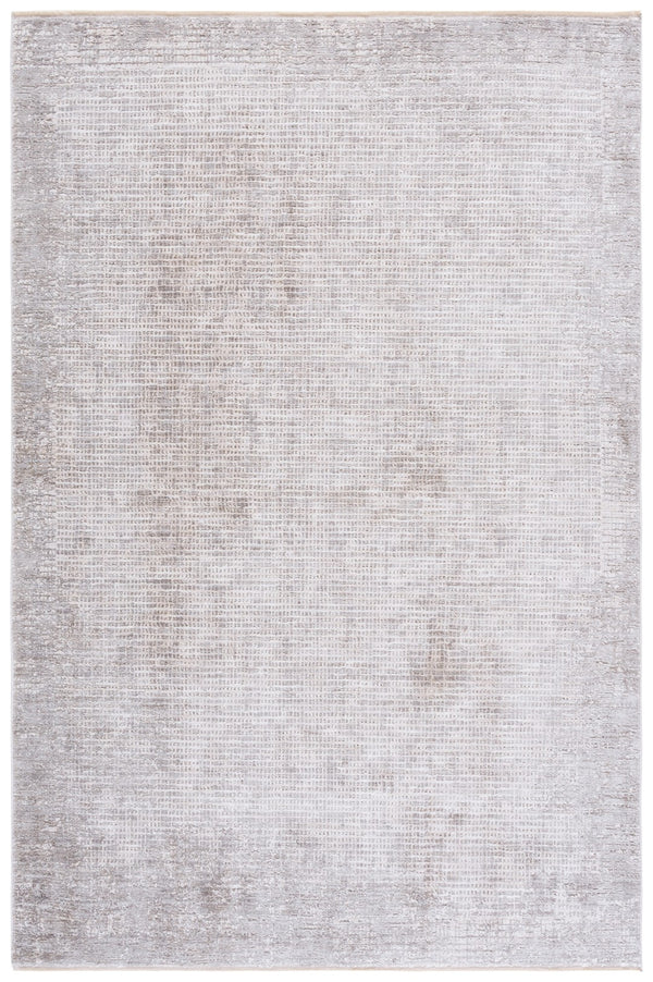 Safavieh Garnet Elegant Modern Area Rug - Soft Polyester, Power Loomed, Versatile Décor For Any Room Grey ,Ivory Polyester Grn404f-210
