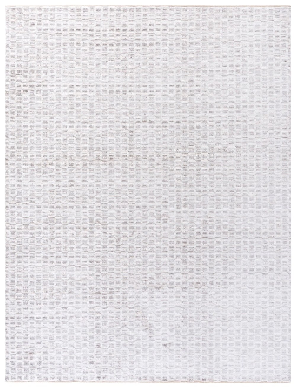 Safavieh Garnet Modern Area Rug - Elegant Power Loomed Design For Living Spaces, Soft Comfort & Style Grey ,Ivory Polyester Grn406f-9