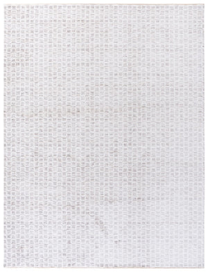 Safavieh Garnet Modern Area Rug - Elegant Power Loomed Design For Living Spaces, Soft Comfort & Style Grey ,Ivory Polyester Grn406f-9