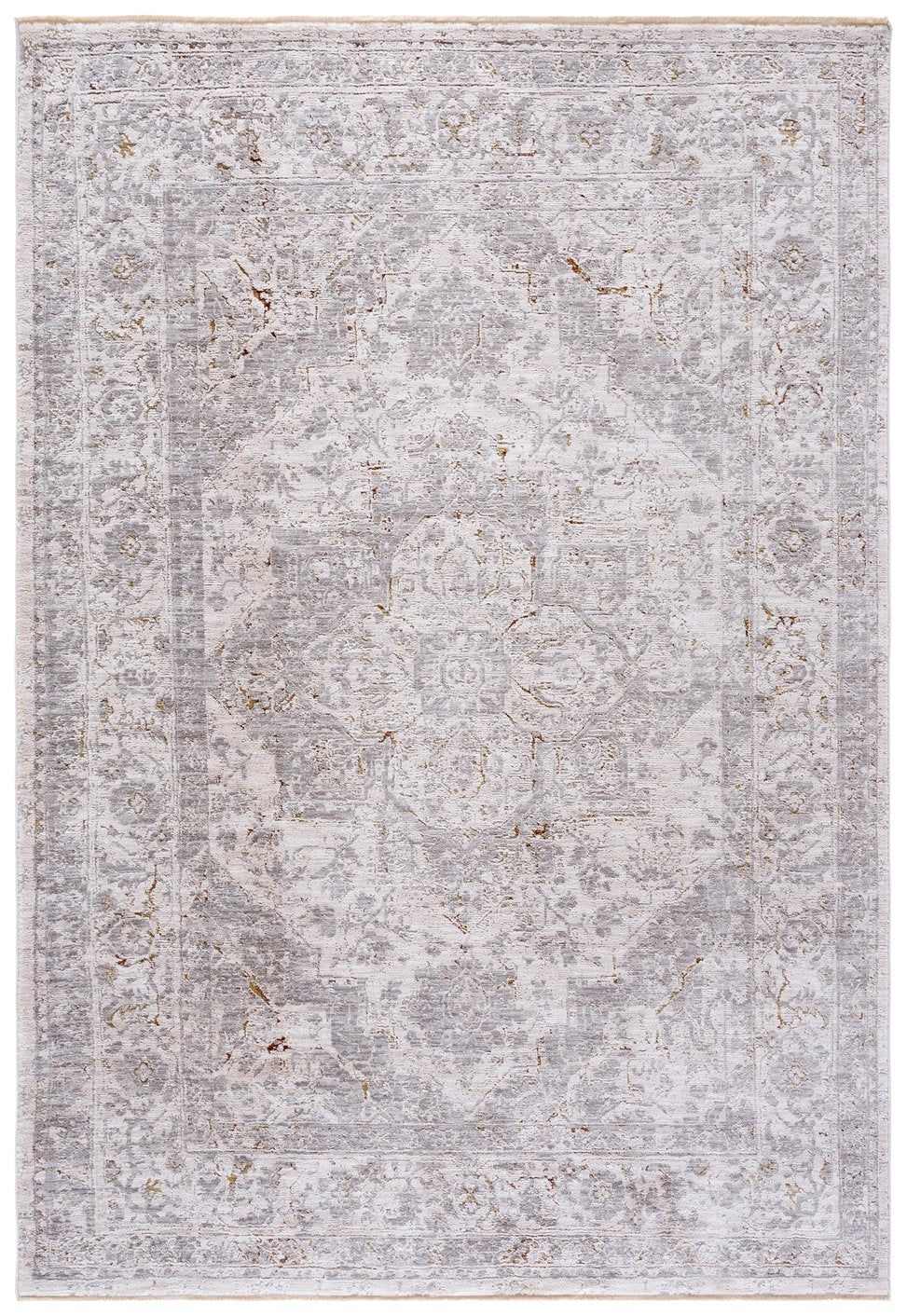 Safavieh Garnet Exquisite Area Rug For Timeless Elegance - Sophisticated Design Enhances Any Space Grey ,Ivory Polyester Grn408f-5