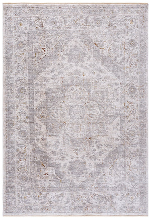 Safavieh Garnet Exquisite Area Rug For Timeless Elegance - Sophisticated Design Enhances Any Space Grey ,Ivory Polyester Grn408f-5