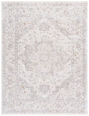 Safavieh Garnet Exquisite Area Rug For Timeless Elegance - Sophisticated Design Enhances Any Space Grey ,Ivory Polyester Grn408f-8