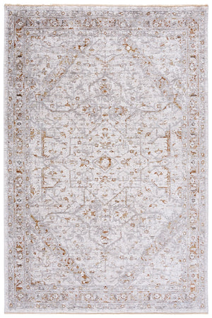 Safavieh Garnet Elegant Area Rug In Timeless Neutral Tones - Perfect For Living Room & Bedroom Décor Ivory ,Grey Rust Polyester Grn410a-5
