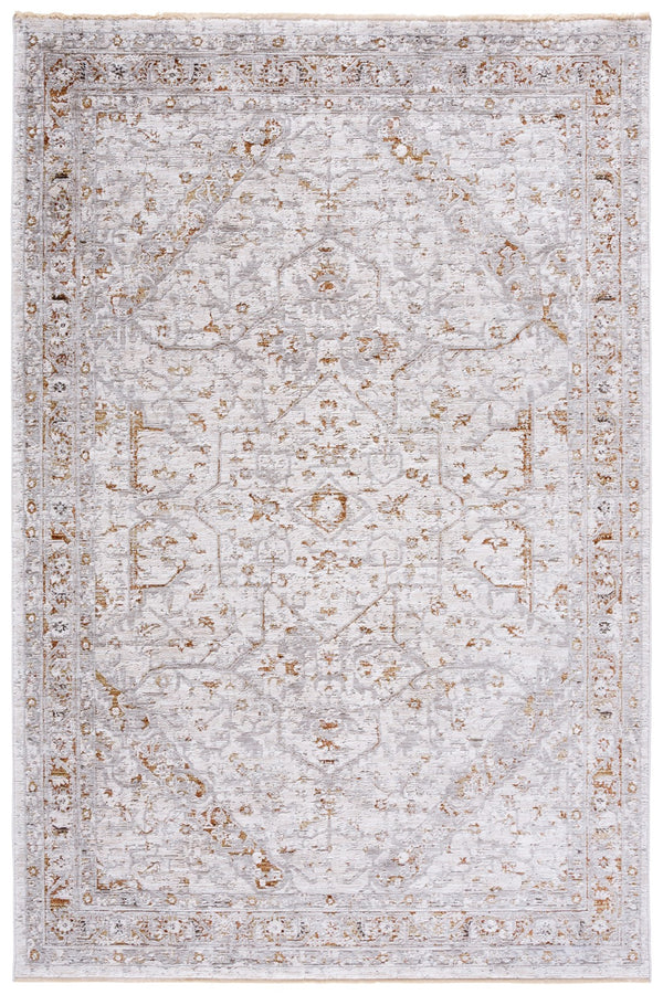 Safavieh Garnet Area Rug - Timeless Elegance In Soft Polyester, Perfect For Living Spaces And Home Decor Ivory ,Grey Rust Polyester Grn410a-10