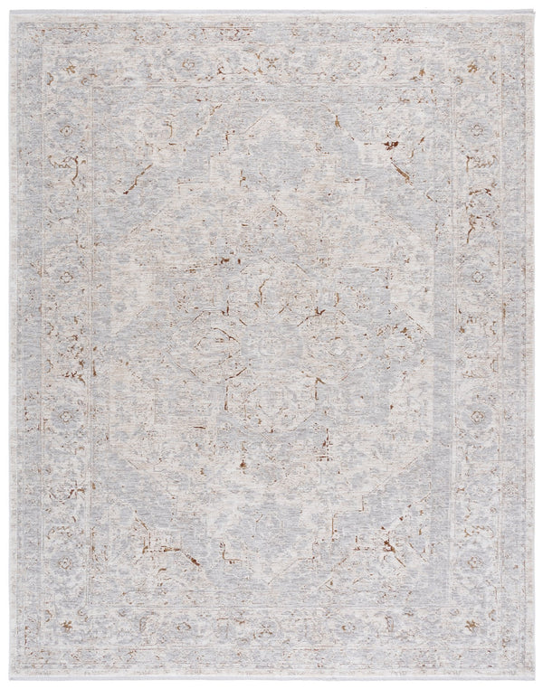 Safavieh Garnet Elegant Area Rug In Timeless Neutral Tones - Perfect For Living Room & Bedroom Décor Ivory ,Grey Rust Polyester Grn410a-8