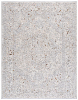 Safavieh Garnet Area Rug - Timeless Elegance In Soft Polyester, Perfect For Living Spaces And Home Decor Ivory ,Grey Rust Polyester Grn410a-10